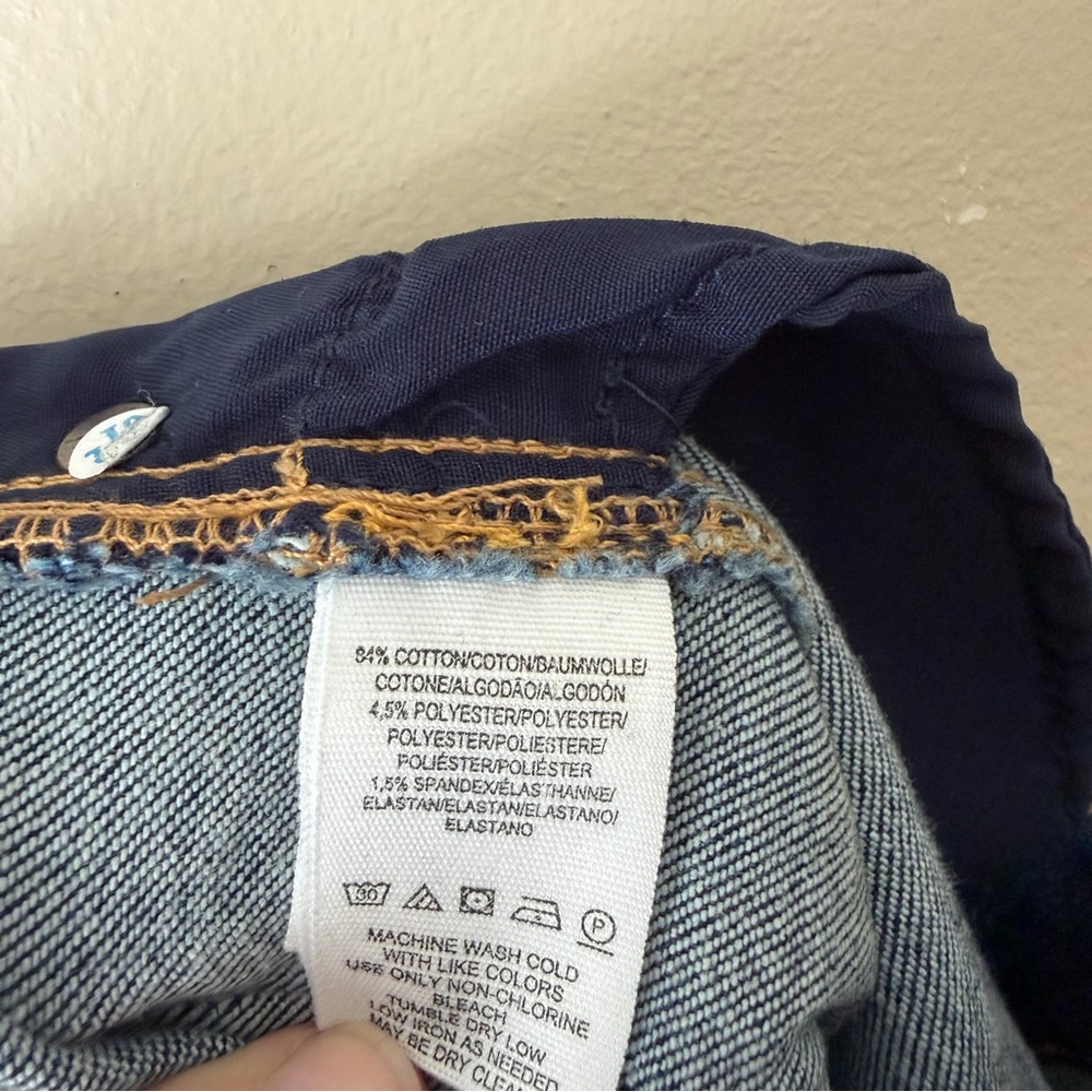 Free People | High Rise Jeggings Jeans Raw Frayed Hem Deep Indigo Size 28 NWT - Picture 8 of 8
